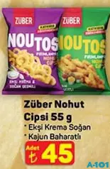 ZÜBER NOHUT CİPSİ 55 G